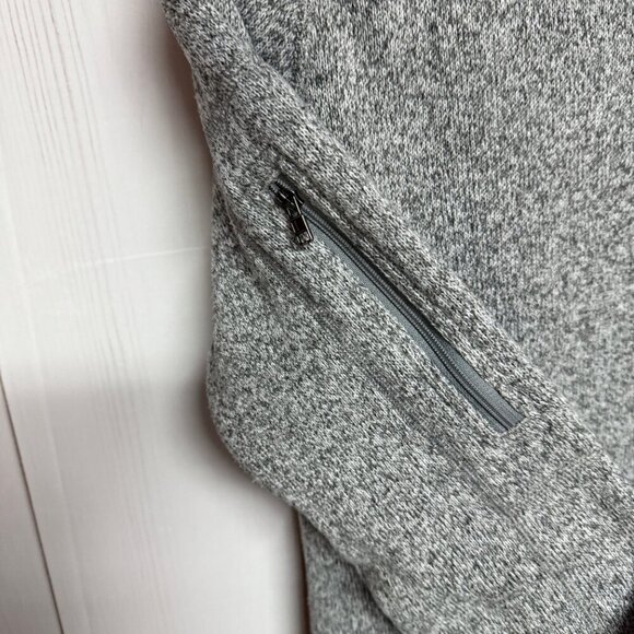 Patagonia Women’s Better Sweater 1/4 Zip Light Gray Size M EUC - Picture 3 of 9